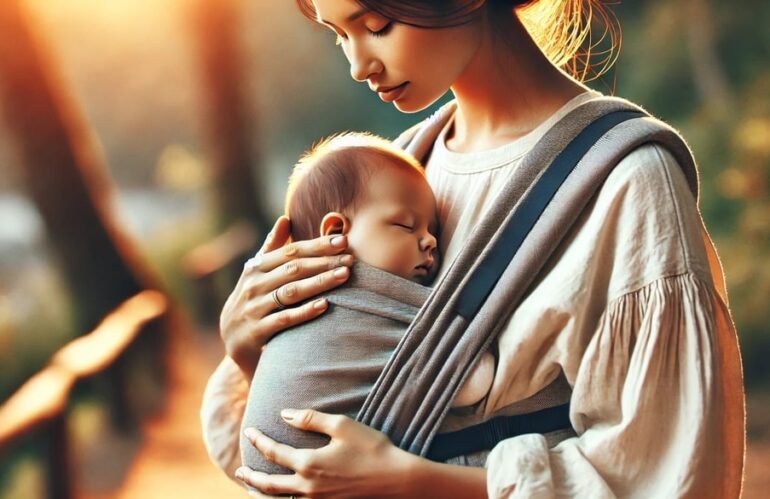 Avantages d’une écharpe sling pour les premiers mois de bébé